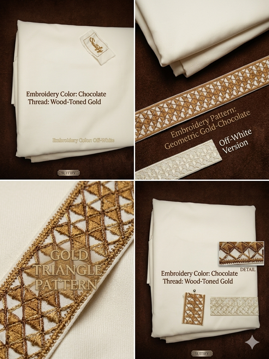 Suitify Embroided Premiuim Special Silk Boski